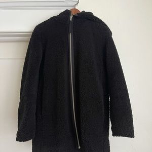 Black Teddy Jacket Women’s Size M